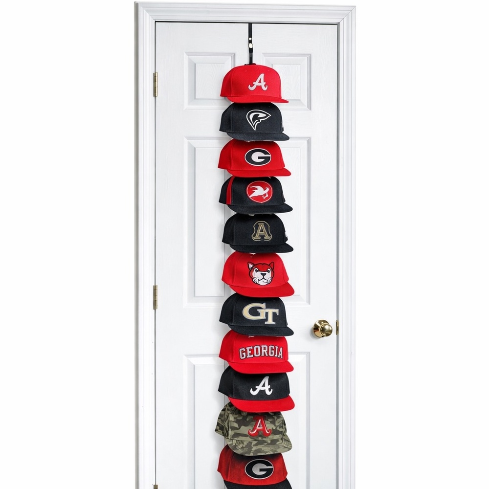 Perfect Curve CapRack 36 Hat Organizer Over Door Closet Cap Holder